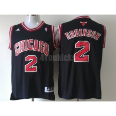 Chicago Bulls #2 Jerian Grant Black New Revolution 30 Men Jersey