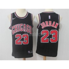 Chicago Bulls #23 Michael Jordan Black Nike Swingman Men Jersey