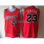 Chicago Bulls #23 Michael Jordan Red 1984-85 Hardwood Classics Men Jersey