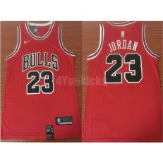 Chicago Bulls #23 Michael Jordan Swingman Red Road Nike Men Jersey - Icon Edition