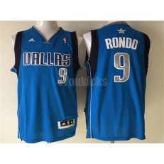 Dallas Mavericks #9 Rajon Rondo Blue New Revolution 30 Men Jersey