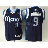 Dallas Mavericks #9 Rajon Rondo Navy Blue Revolution 30 Stitched Men Jersey
