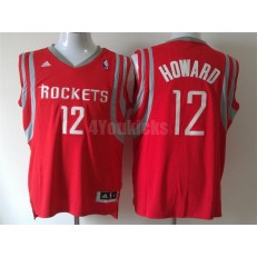 Houston Rockets #12 Dwight Howard Red Road Revolution 30 Stitched Men Jersey