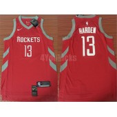 Houston Rockets #13 James Harden Red Nike Swingman Men Jersey