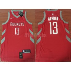 Houston Rockets #13 James Harden Red Nike Swingman Men Jersey