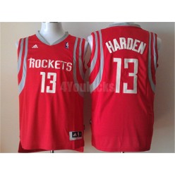 Houston Rockets #13 James Harden Red Road Revolution 30 Stitched Men Jersey