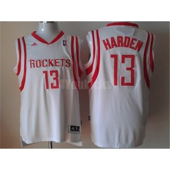 Houston Rockets #13 James Harden White Home Revolution 30 Stitched Men Jersey
