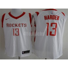 Houston Rockets #13 James Harden White Nike Authentic Association Edition Men Jersey