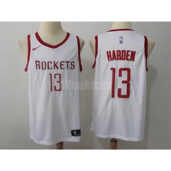 Houston Rockets #13 James Harden White Nike Swingman Men Jersey