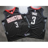 Houston Rockets #3 Chris Paul Black Nike Swingman Men Jersey