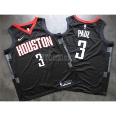 Houston Rockets #3 Chris Paul Black Nike Swingman Men Jersey