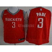 Houston Rockets #3 Chris Paul Red Nike Authentic Statement Edition Men Jersey