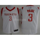 Houston Rockets #3 Chris Paul White Nike Authentic Association Edition Men Jersey