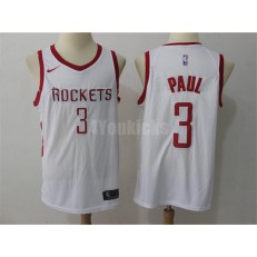 Houston Rockets #3 Chris Paul White Nike Swingman Men Jersey