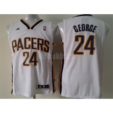 Indiana Pacers #24 Paul George White New Revolution 30 Men Jersey