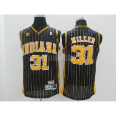 Indiana Pacers #31 Miller Black Hardwood Classics Jersey