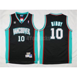 Memphis Grizzlies #10 Mike Bibby Black Hardwood Classics Men Jersey