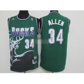 Milwaukee Bucks #34 Allen Green Hardwood Classics Men Jersey