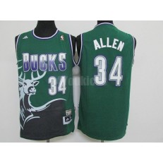 Milwaukee Bucks #34 Allen Green Hardwood Classics Men Jersey