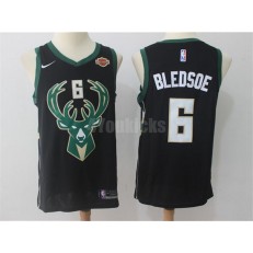 Milwaukee Bucks #6 Eric Bledsoe Black Nike Swingman Men Jersey
