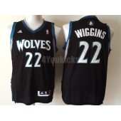 Minnesota Timberwolves #22 Andrew Wiggins Black New Revolution 30 Men Jersey