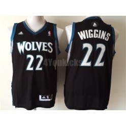 Minnesota Timberwolves #22 Andrew Wiggins Black New Revolution 30 Men Jersey