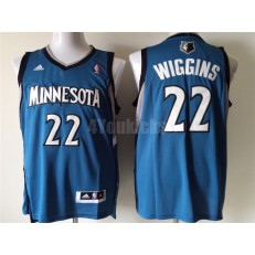 Minnesota Timberwolves #22 Andrew Wiggins Blue New Revolution 30 Men Jersey
