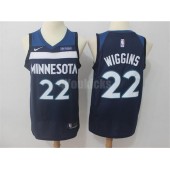 Minnesota Timberwolves #22 Andrew Wiggins Navy Blue Nike Swingman Men Jersey