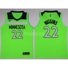 Minnesota Timberwolves #22 Andrew Wiggins New Green 2017-2018 Nike Swingman Stitched Men Jersey