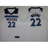 Minnesota Timberwolves #22 Andrew Wiggins New White 2017-2018 Nike Swingman Stitched Men Jersey