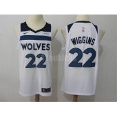 Minnesota Timberwolves #22 Andrew Wiggins White Nike Swingman Men Jersey