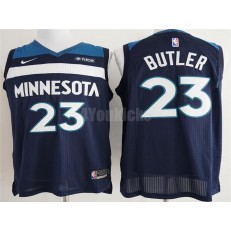 Minnesota Timberwolves #23 Jimmy Butler Navy Nike Authentic Men Jersey