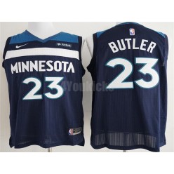 Minnesota Timberwolves #23 Jimmy Butler Navy Nike Authentic Men Jersey