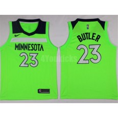 Minnesota Timberwolves #23 Jimmy Butler New Green 2017-2018 Nike Swingman Stitched Men Jersey