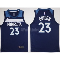 Minnesota Timberwolves #23 Jimmy Butler New Navy Blue 2017-2018 Nike Swingman Stitched Men Jersey