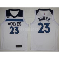 Minnesota Timberwolves #23 Jimmy Butler New White 2017-2018 Nike Swingman Stitched Men Jersey