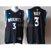 Minnesota Timberwolves #3 Kris Dunn Black New Revolution 30 Men Jersey