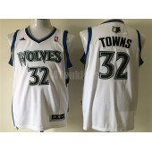 Minnesota Timberwolves #32 Karl-Anthony Towns White New Revolution 30 Men Jersey