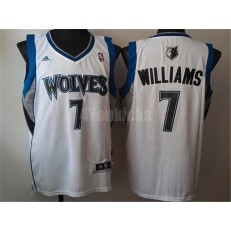 Minnesota Timberwolves #7 Derrick Williams White New Revolution 30 Men Jersey