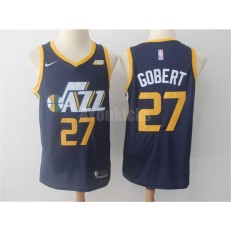 Utah Jazz #27 Rudy Gobert Navy Swingman Nike Men Jersey