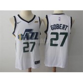 Utah Jazz #27 Rudy Gobert White Swingman Nike Men Jersey