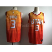 Utah Jazz #3 Trey Burke Multi-Color City Edition Nike Swingman Men Jersey