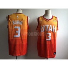 Utah Jazz #3 Trey Burke Multi-Color City Edition Nike Swingman Men Jersey