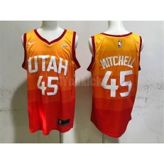 Utah Jazz #45 Donovan Mitchell Multi-Color City Edition Nike Swingman Men Jersey