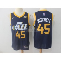 Utah Jazz #45 Donovan Mitchell Navy Swingman Nike Men Jersey