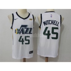 Utah Jazz #45 Donovan Mitchell White Swingman Nike Men Jersey