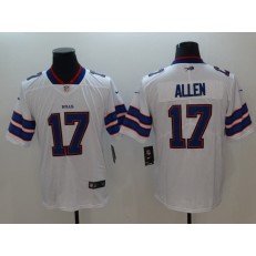 Buffalo Bills #17 Josh Allen White Vapor Untouchable Limited Nike NFL Men Jersey