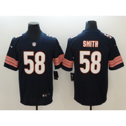 Chicago Bears #58 Roquan Smith Navy Vapor Untouchable Limited Nike NFL Men Jersey