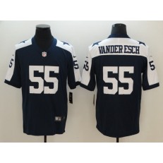 Dallas Cowboys #55 Leighton Vander Esch Navy Vapor Untouchable Limited Nike NFL Men Jersey