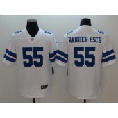 Dallas Cowboys #55 Leighton Vander Esch White Vapor Untouchable Limited Nike NFL Men Jersey
